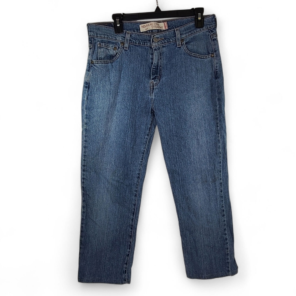 LEVI'S NOUVEAU LOW STRAIGHT 505 Jeans Sz 12 M Vintage